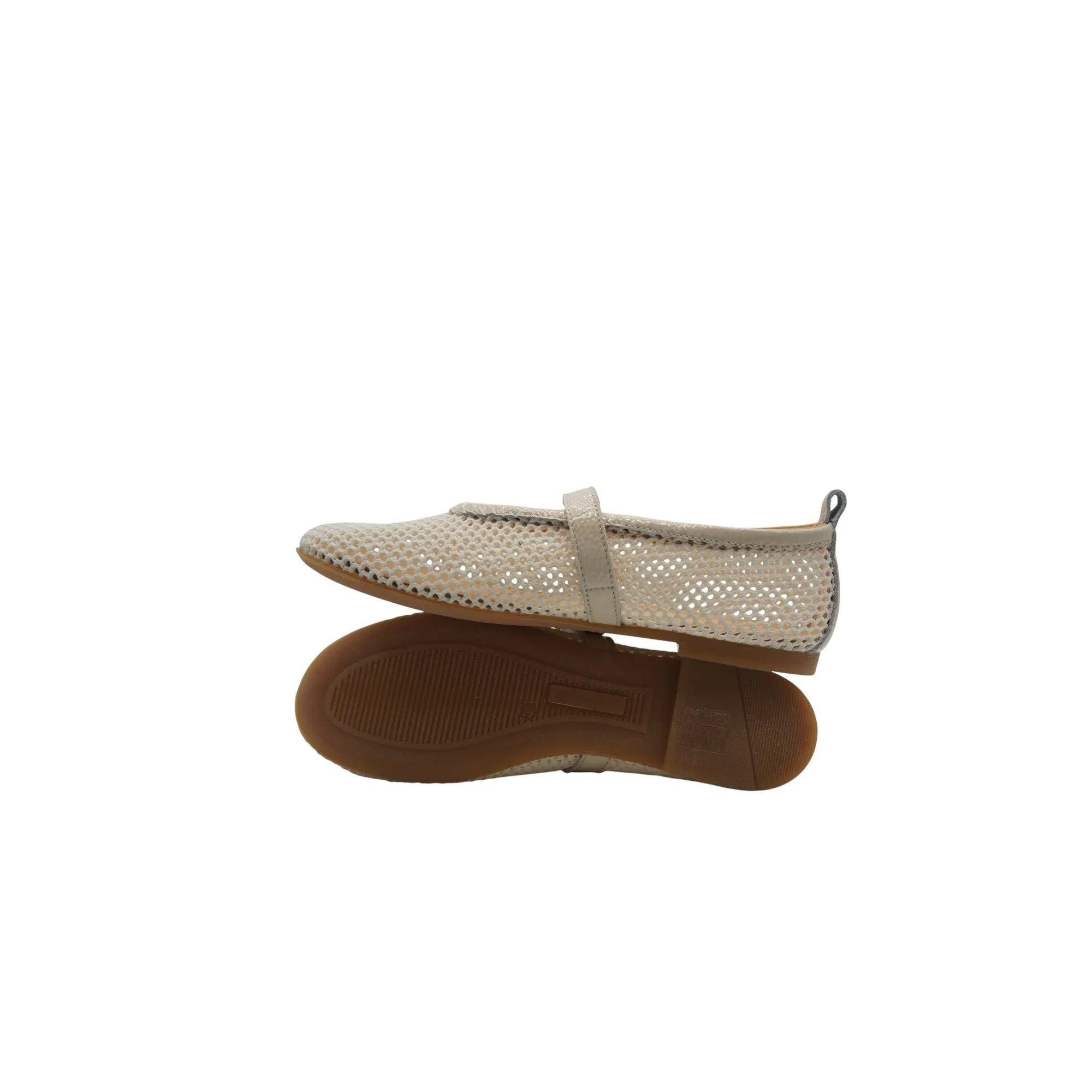 Perforated Suede Ballerina D791/14
