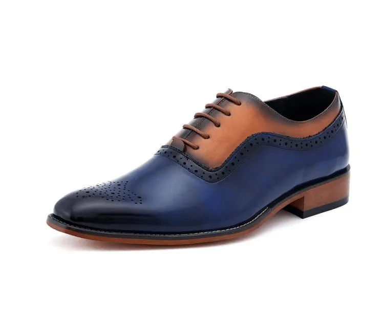 Piedmont Men’s Cap Toe Oxford Black Leather Shoes