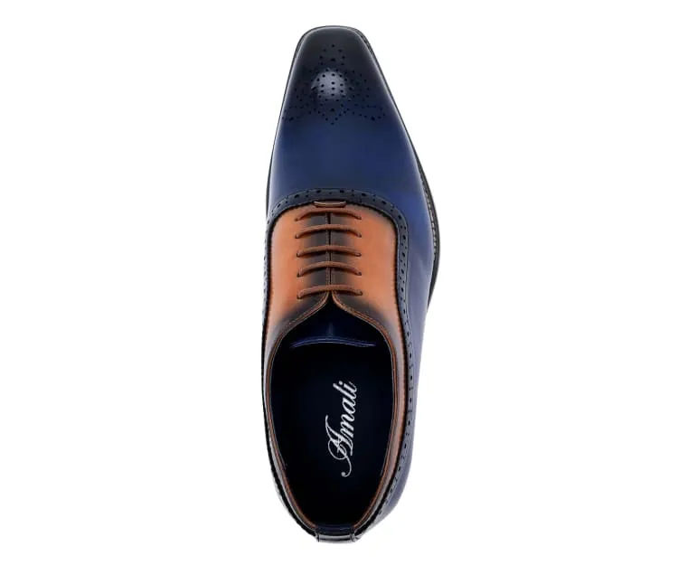 Piedmont Men’s Cap Toe Oxford Black Leather Shoes