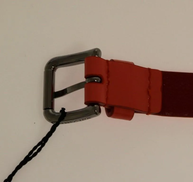 Pink Patent Leather Charm Belt