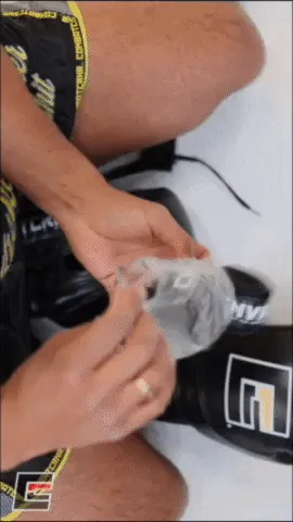 Pro Lace Up Boksehansker - Hvit
