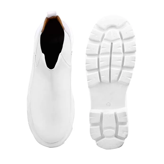 Pu Material Casual Chelsea Shoes -JonasParamount