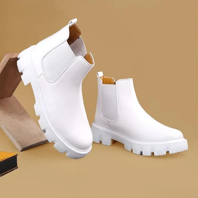 Pu Material Casual Chelsea Shoes -JonasParamount
