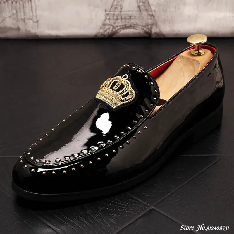 Reali - Designer leather red bottom sole loafers for men