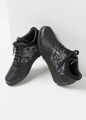 Reptile fancy leather derby
