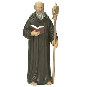 Saint Benedict Figurine Statue 4"