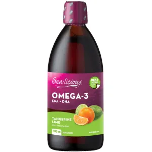 Sealicious Omega-3 EPA   DHA - Tangerine Lime 500ml