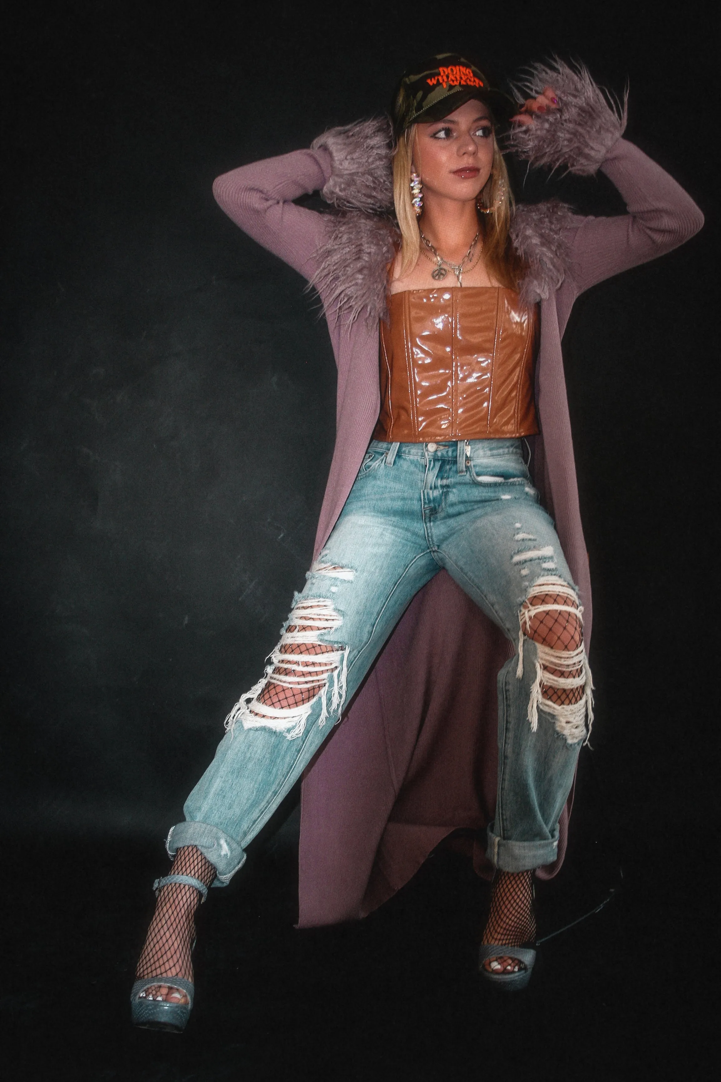 She’s All That Leather Crop Top