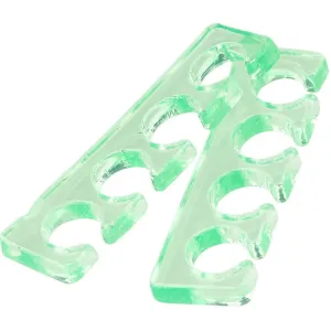 Silicone Toe Separator - Green - Pair