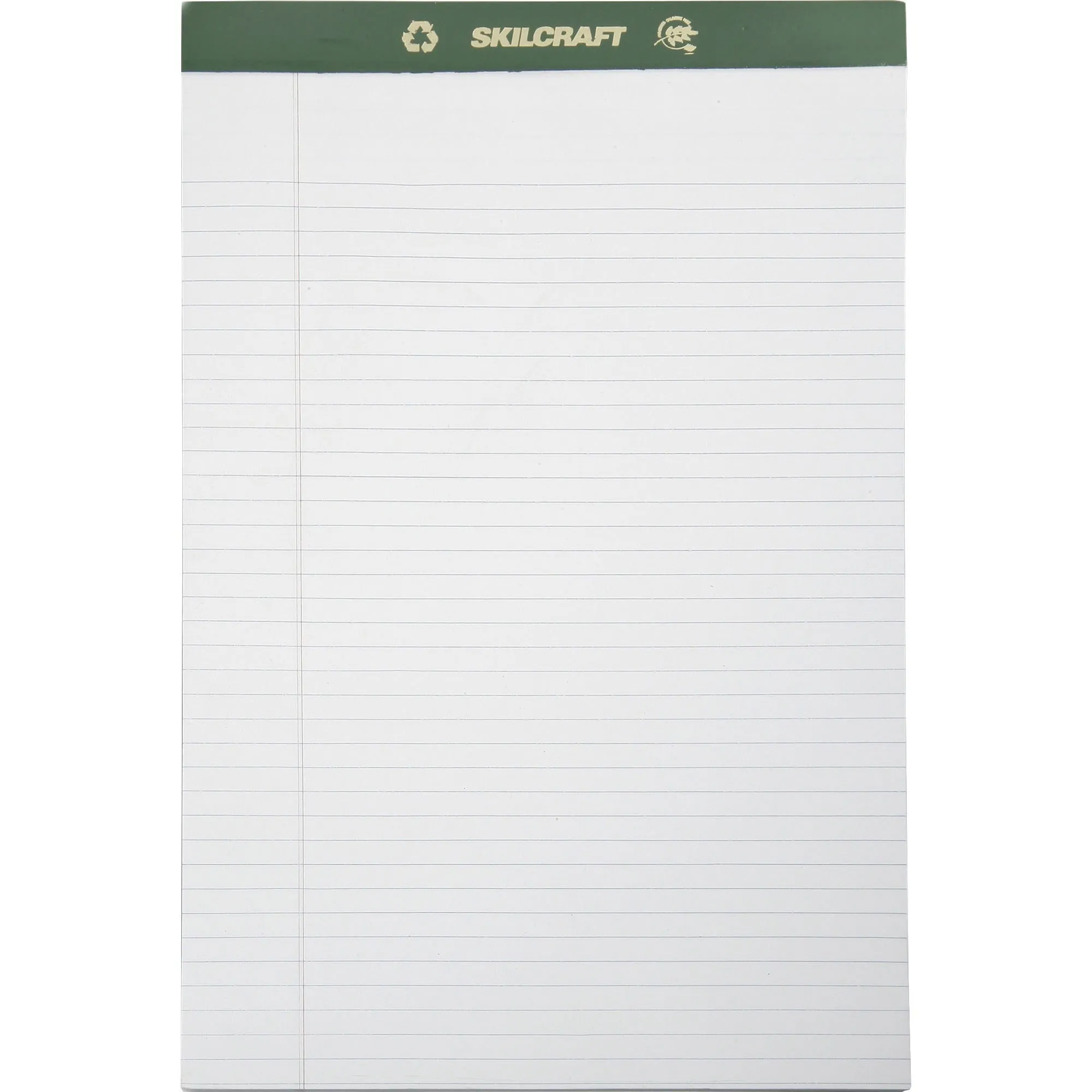 SKILCRAFT Perforated Chlorine Free Writing Pad