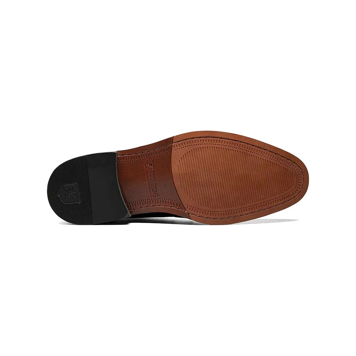 Stacy Adams Men's Maury Cap Toe Chelsea Boot - Cognac