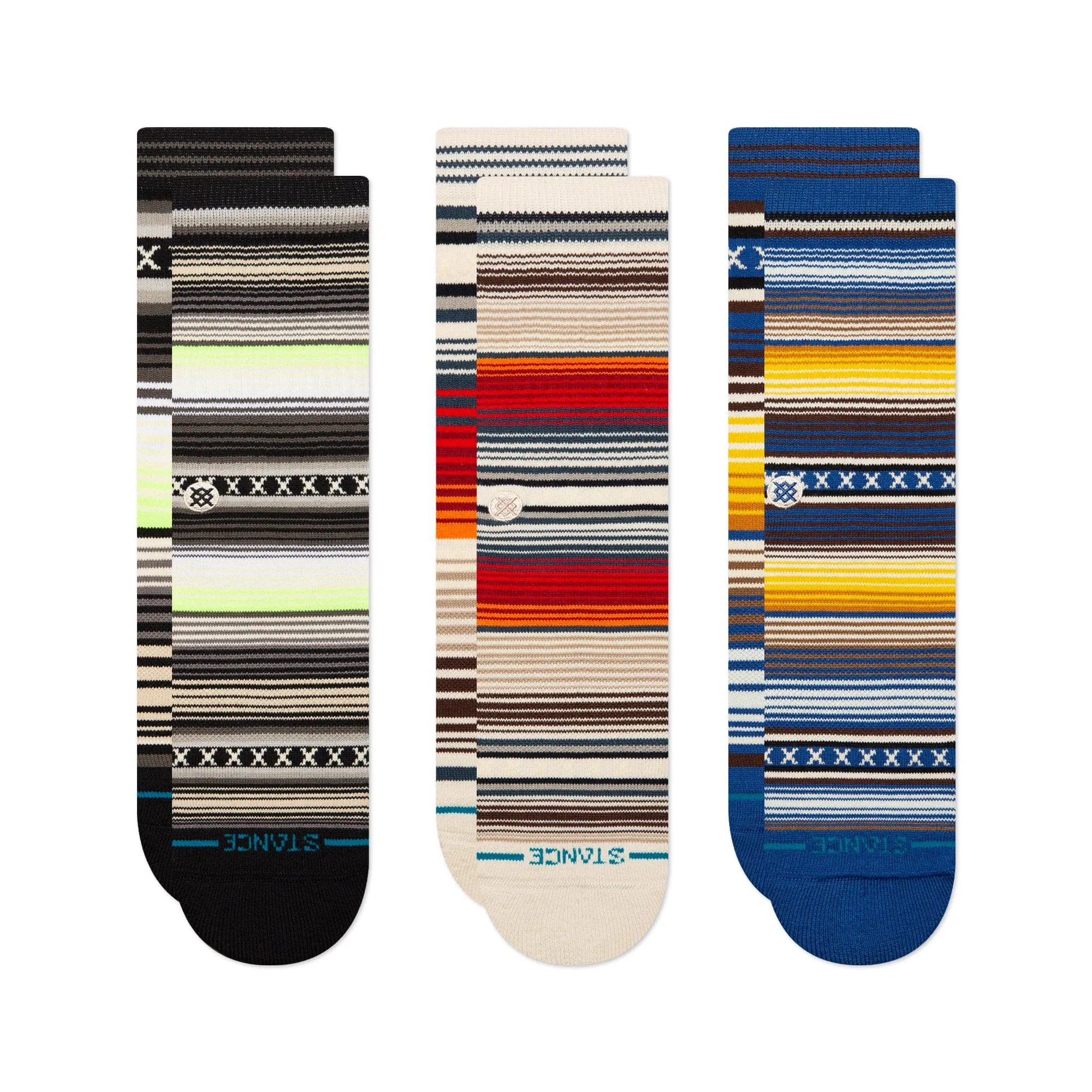 Stance Curren Crew 3-Pack Socks