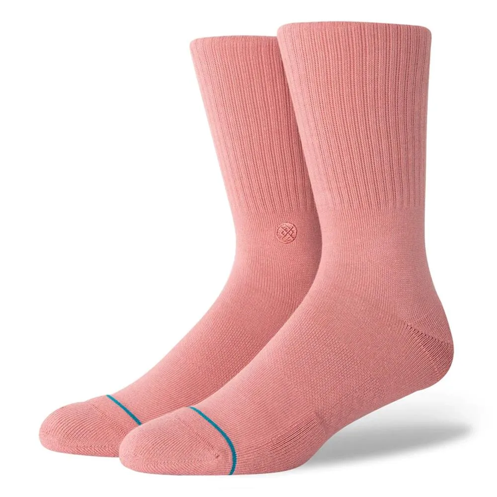 Stance Icon Socks - Rose Smoke/ Large