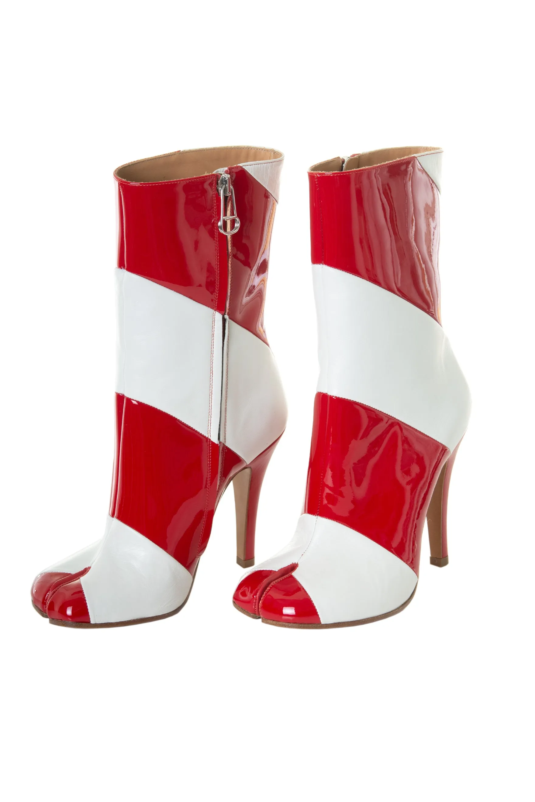 Striped Tabi Boot 37