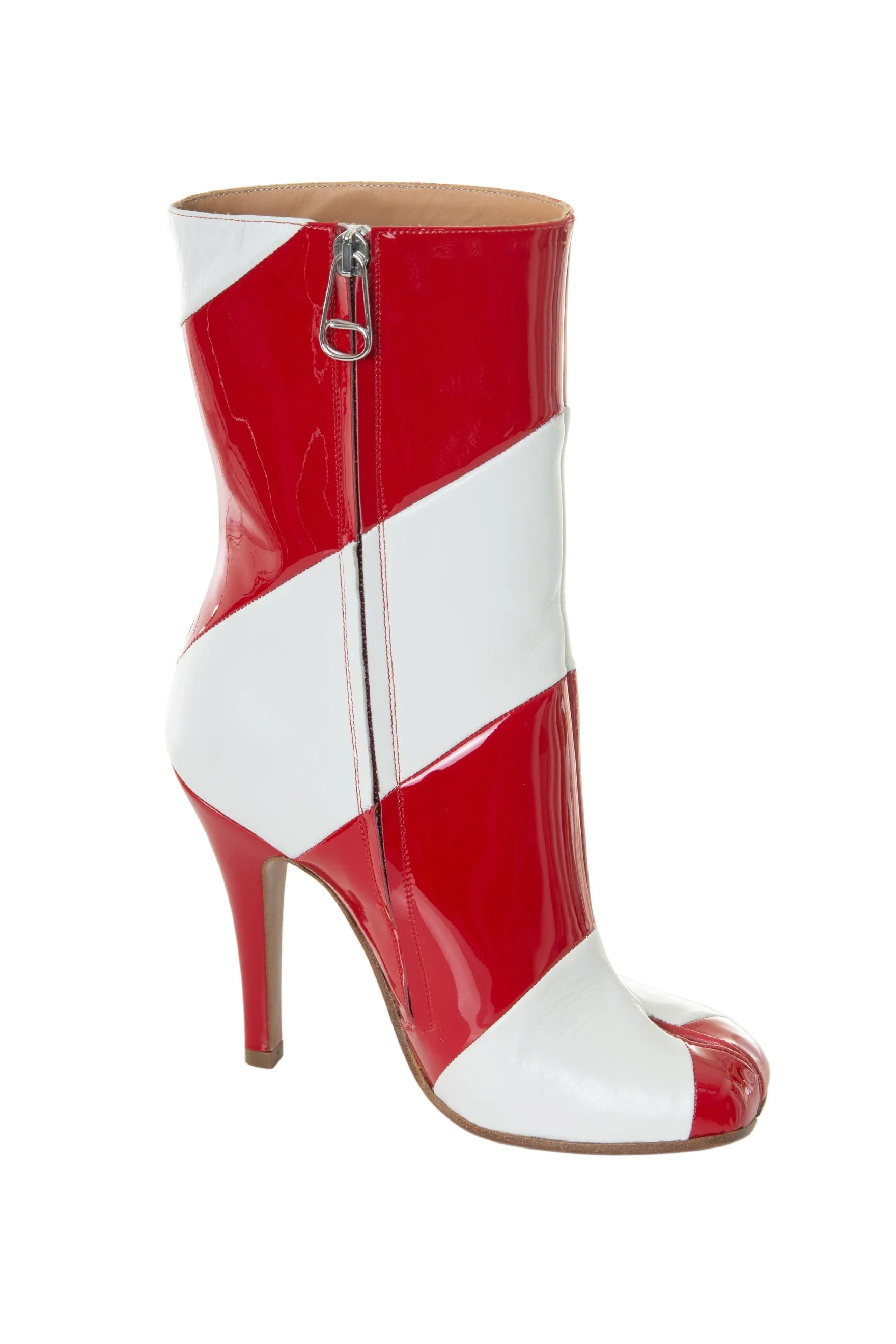 Striped Tabi Boot 37