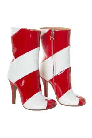 Striped Tabi Boot 37