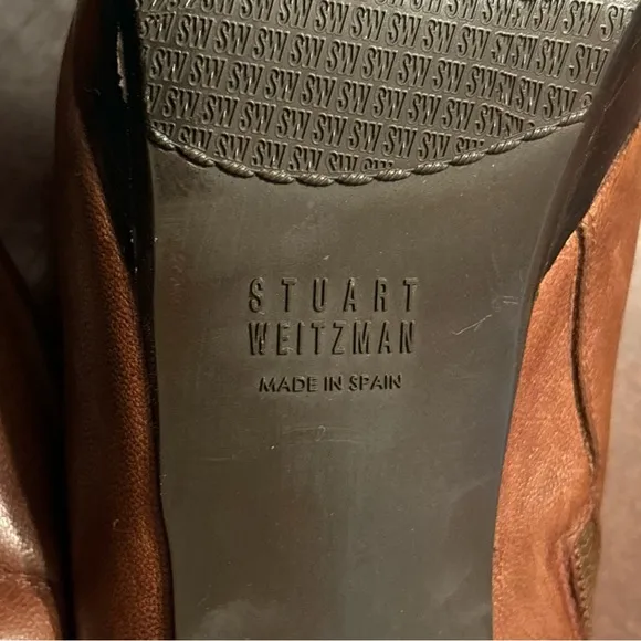 Stuart Weitzman booties 46763 size 10.5 Soft Leather Fall Winter‎ Women Boots