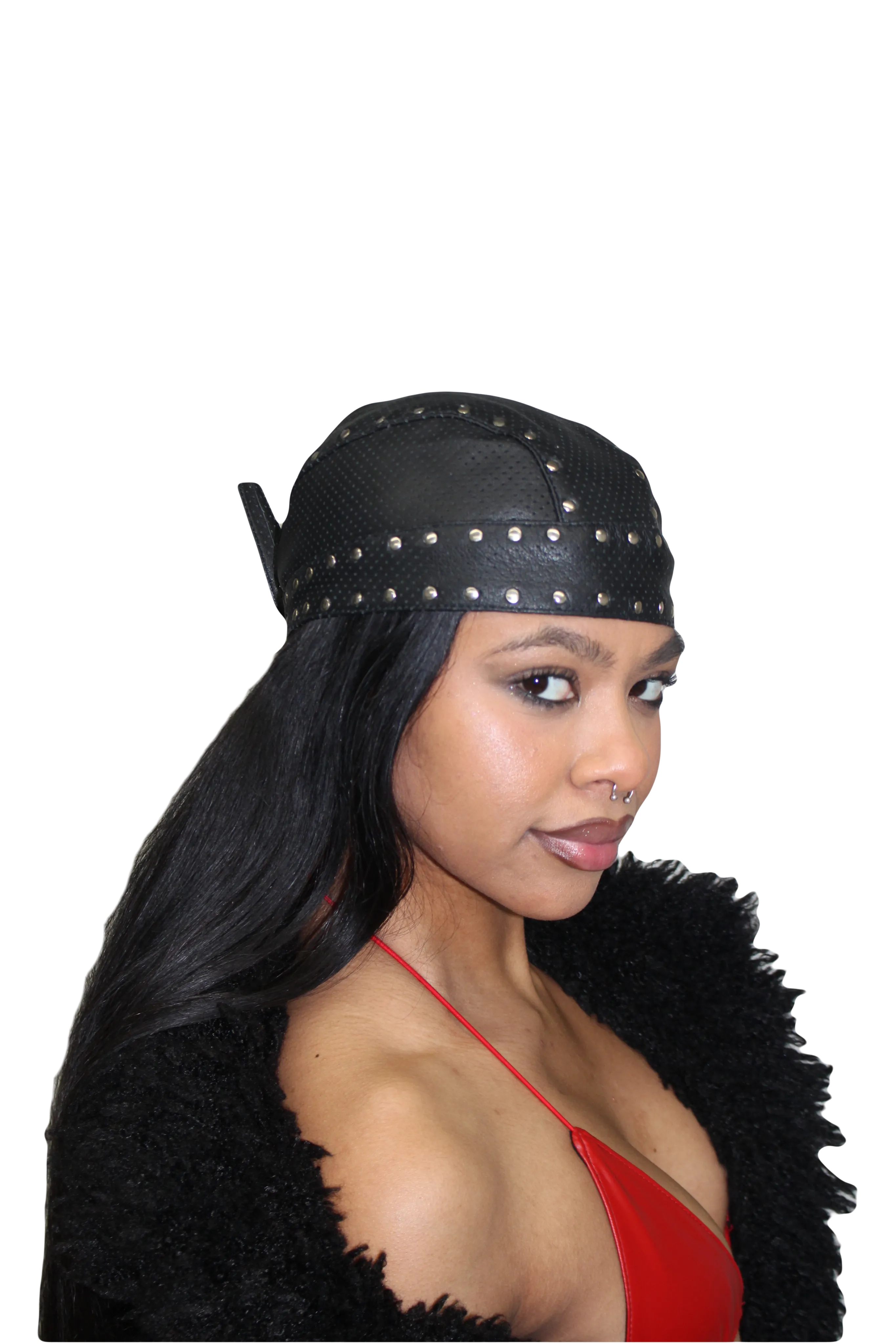 STUDDED LEATHER