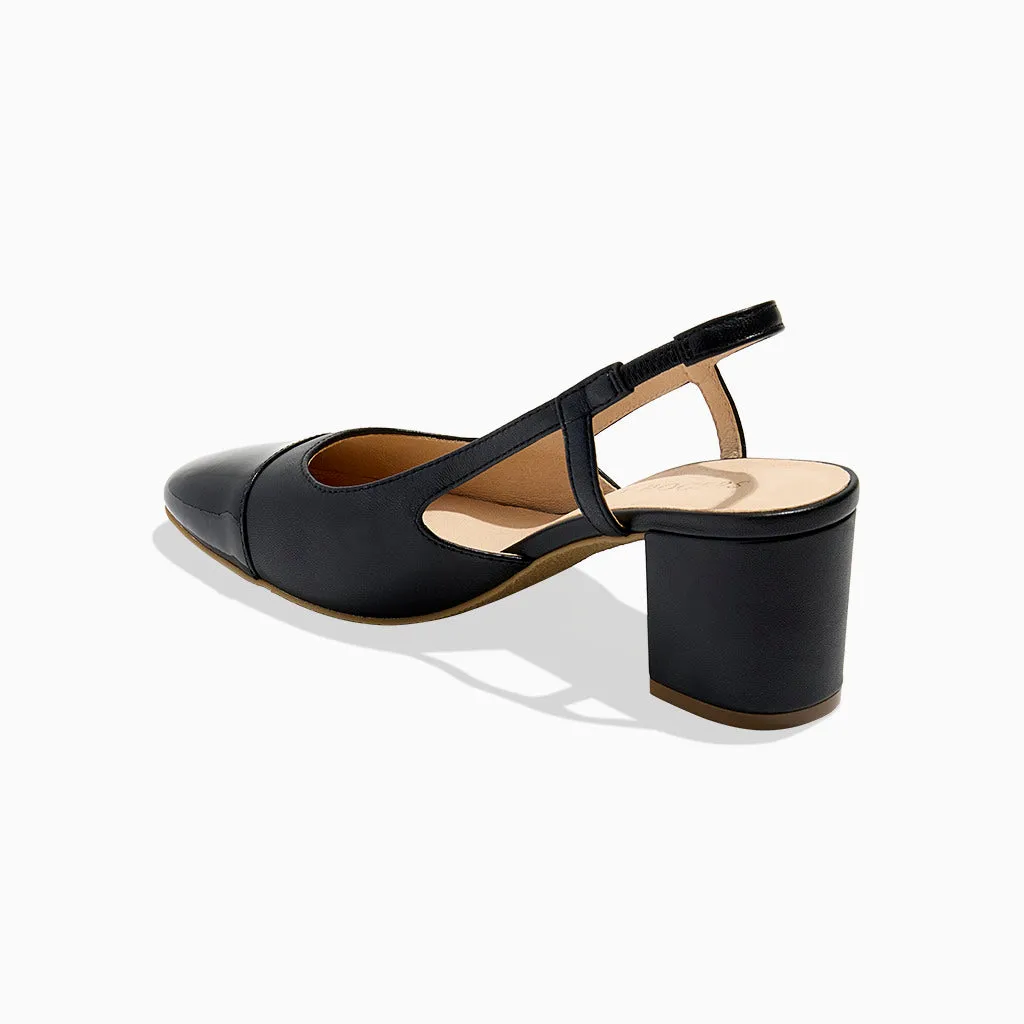 Summer Cap Toe Sling Back Heel