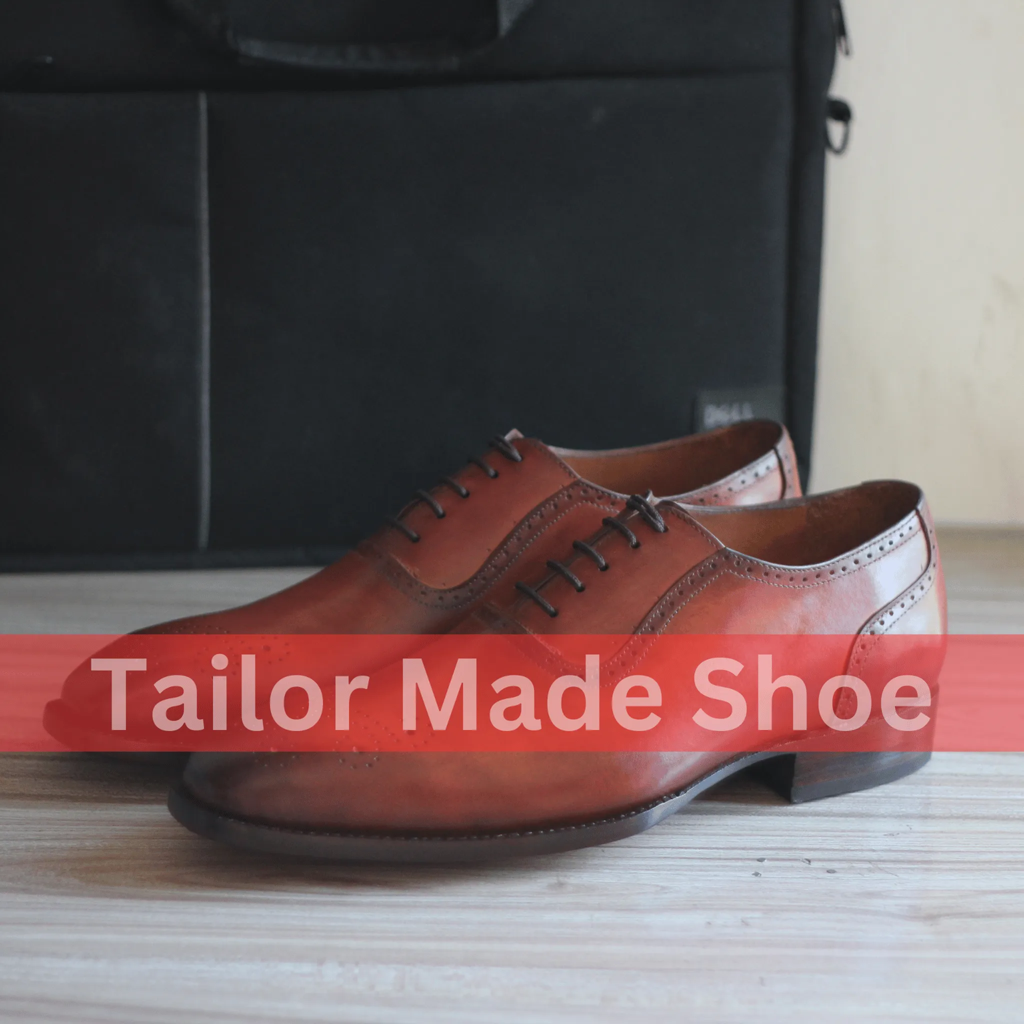 Tailor-Made Burnished Leather Oxfords - Perfect Wedding & Formal Shoes Classic Oxford Shoes in Burnished Leather - Tailor Made for Ultimate Comfort