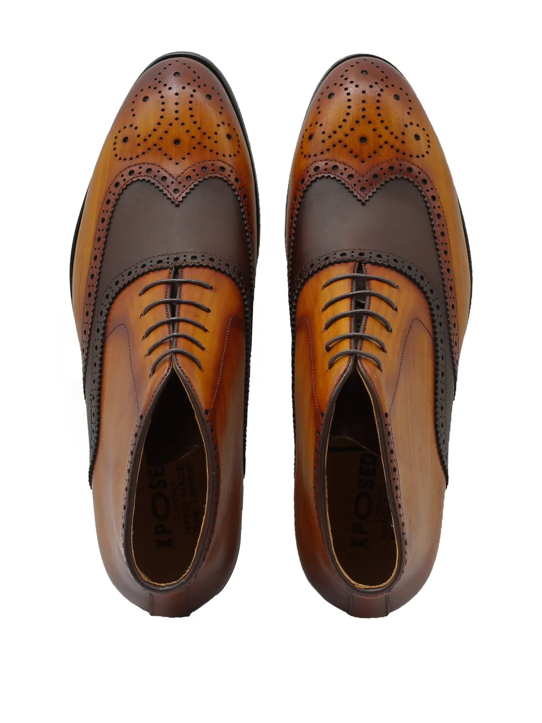 TAN LEATHER BROGUES