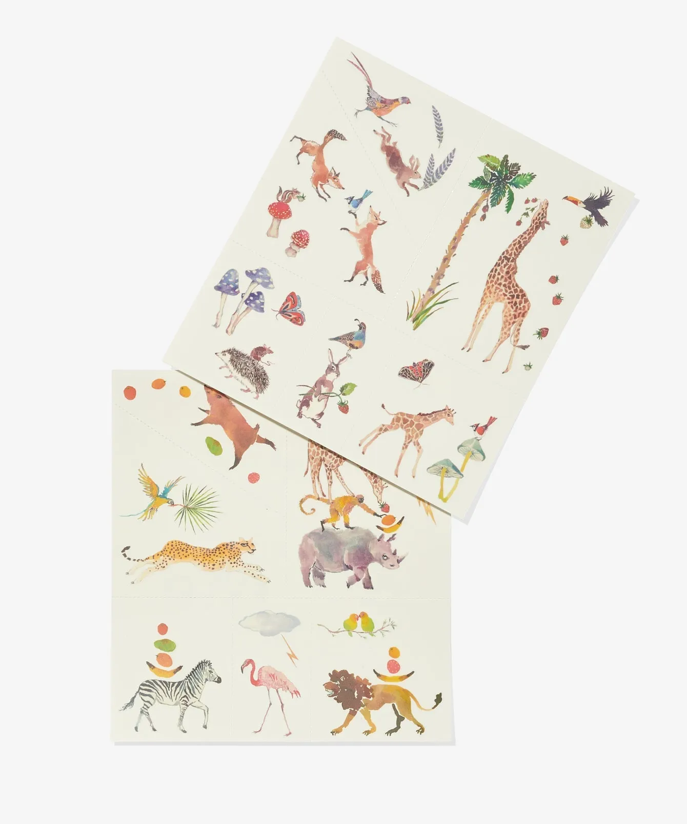 Temporary Tattoo Set, Animal Friends