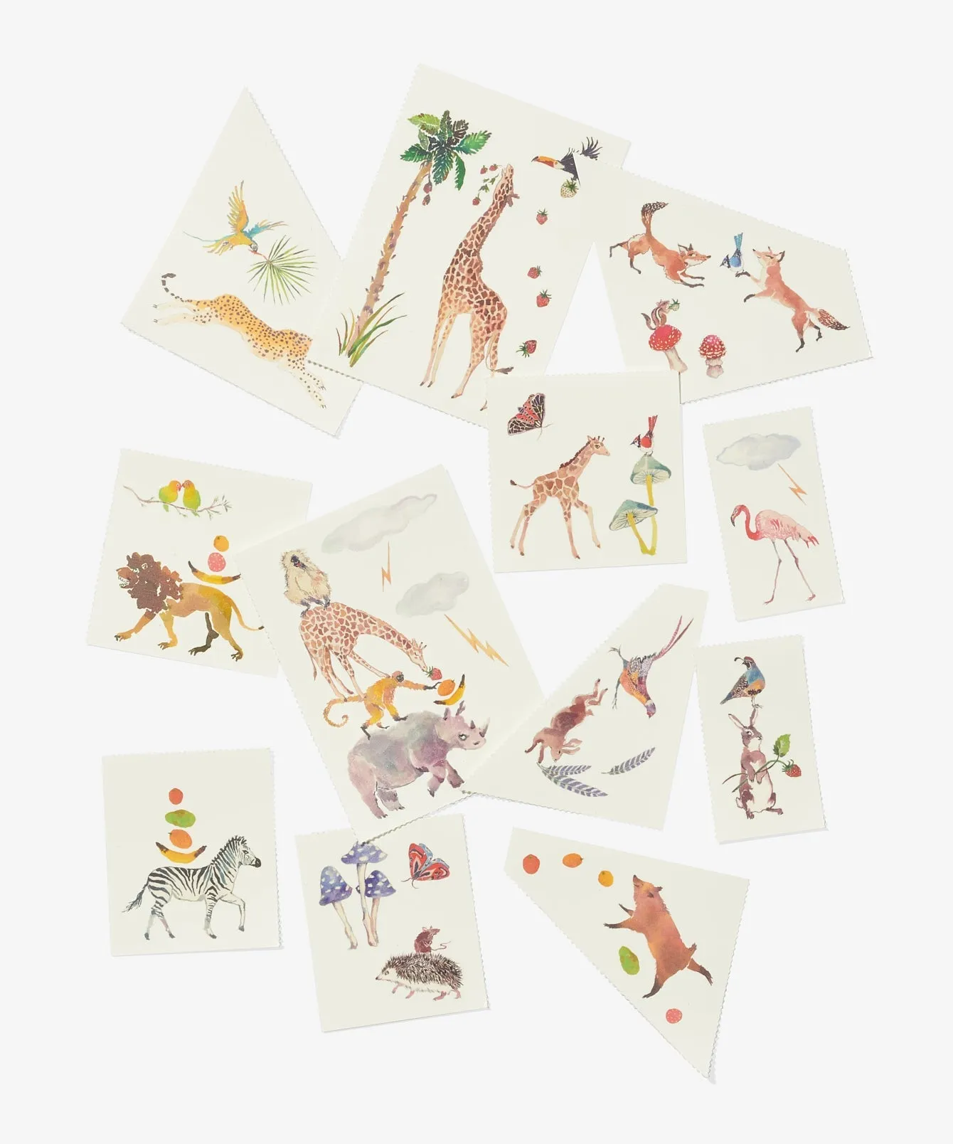Temporary Tattoo Set, Animal Friends