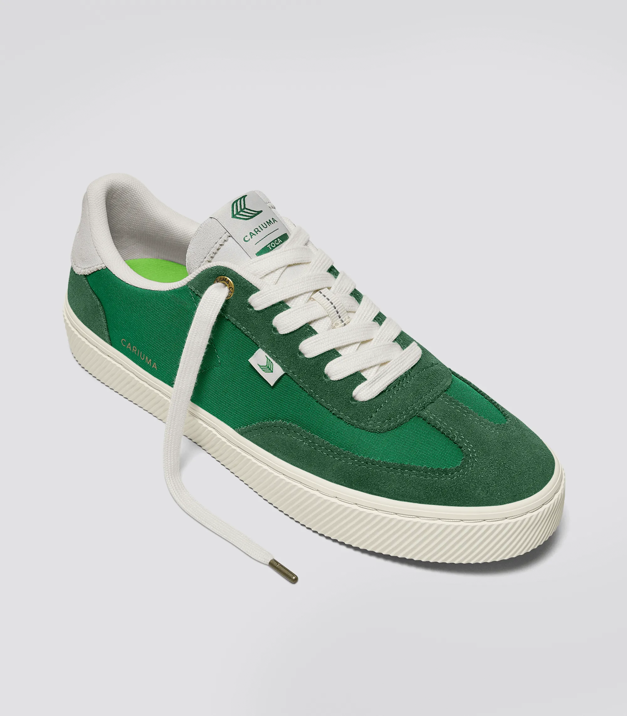 TOCA Abundant Green Suede Green Nylon Sneaker Men