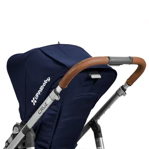 UPPAbaby Cruz Leather Handle Bar Cover - Saddle