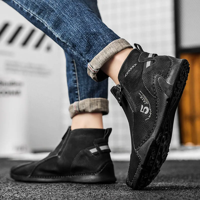 Winter Chelsea Men's Suede Boots