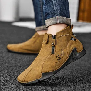 Winter Chelsea Men's Suede Boots