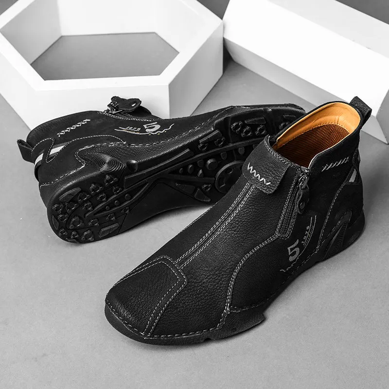 Winter Chelsea Men's Suede Boots