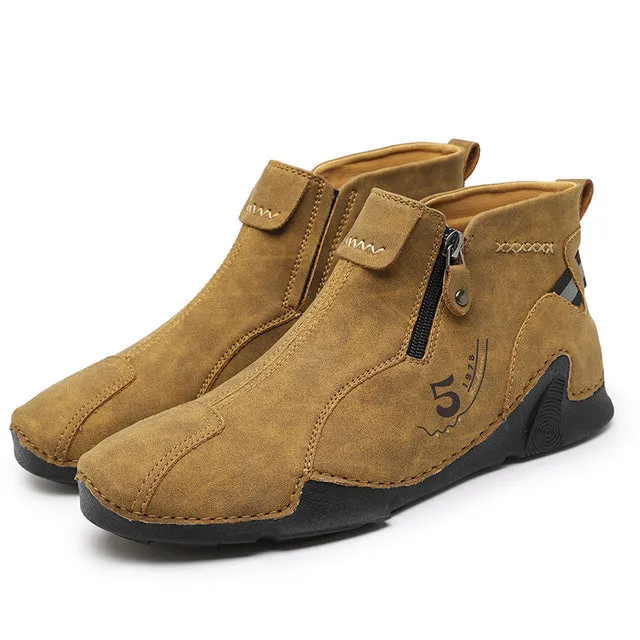 Winter Chelsea Men's Suede Boots