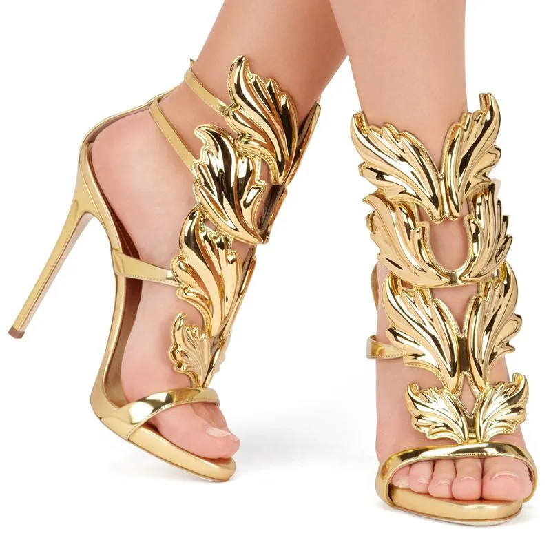 women shoes high heels sandal patent leather gladiator women pumps sexy ladies stiletto party wedding shoes woman