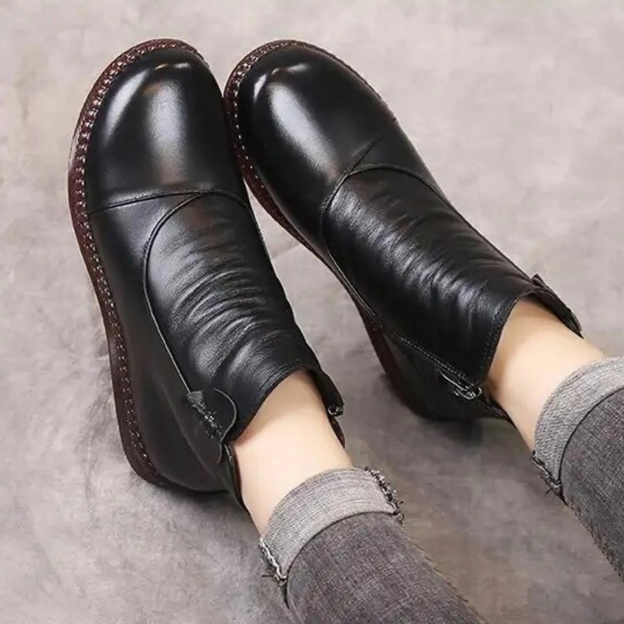 Women's Black Ankle Boots