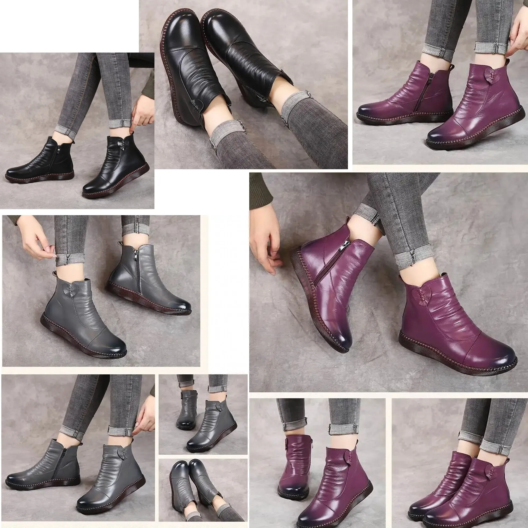 Women's Black Ankle Boots