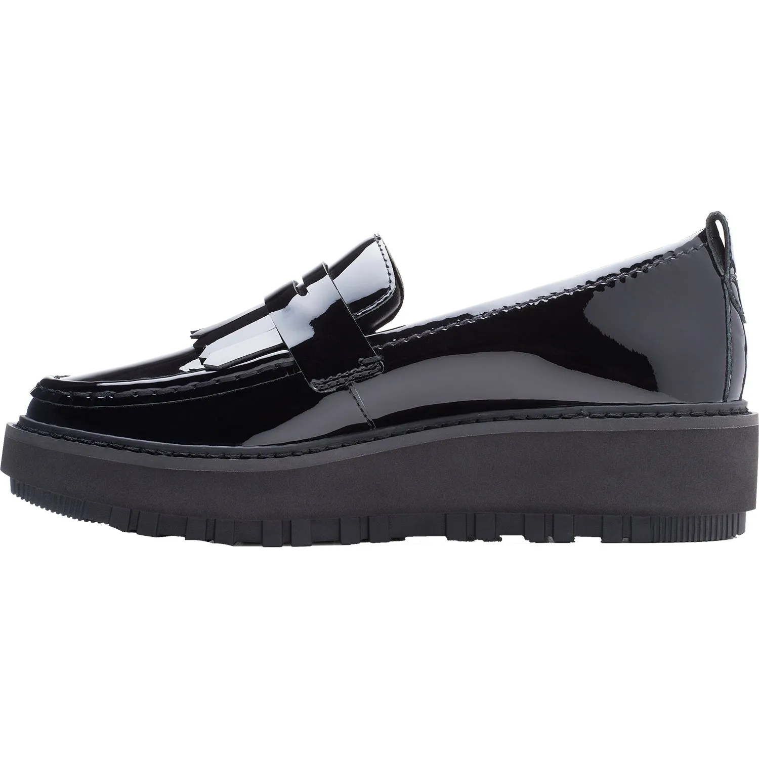 Women's Clarks Orianna Loafer Black Patent Leather