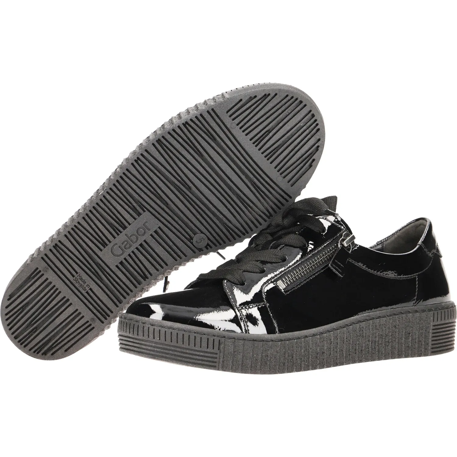 Women's Gabor X3.334.97 Black Patent