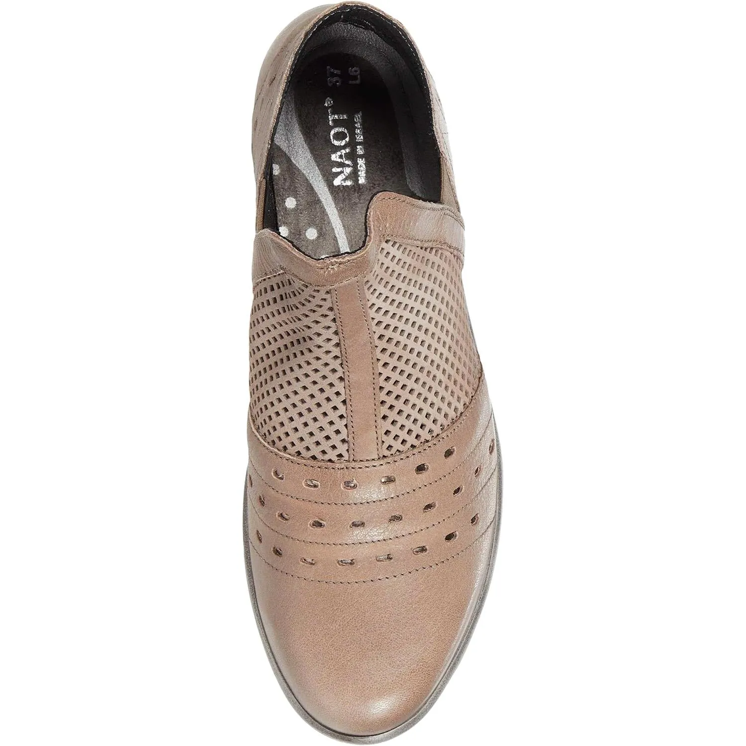 Women's Naot Rivotra Stone Leather/Nubuck