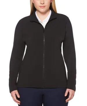 Womens Plus Thermal Perforated Jacket