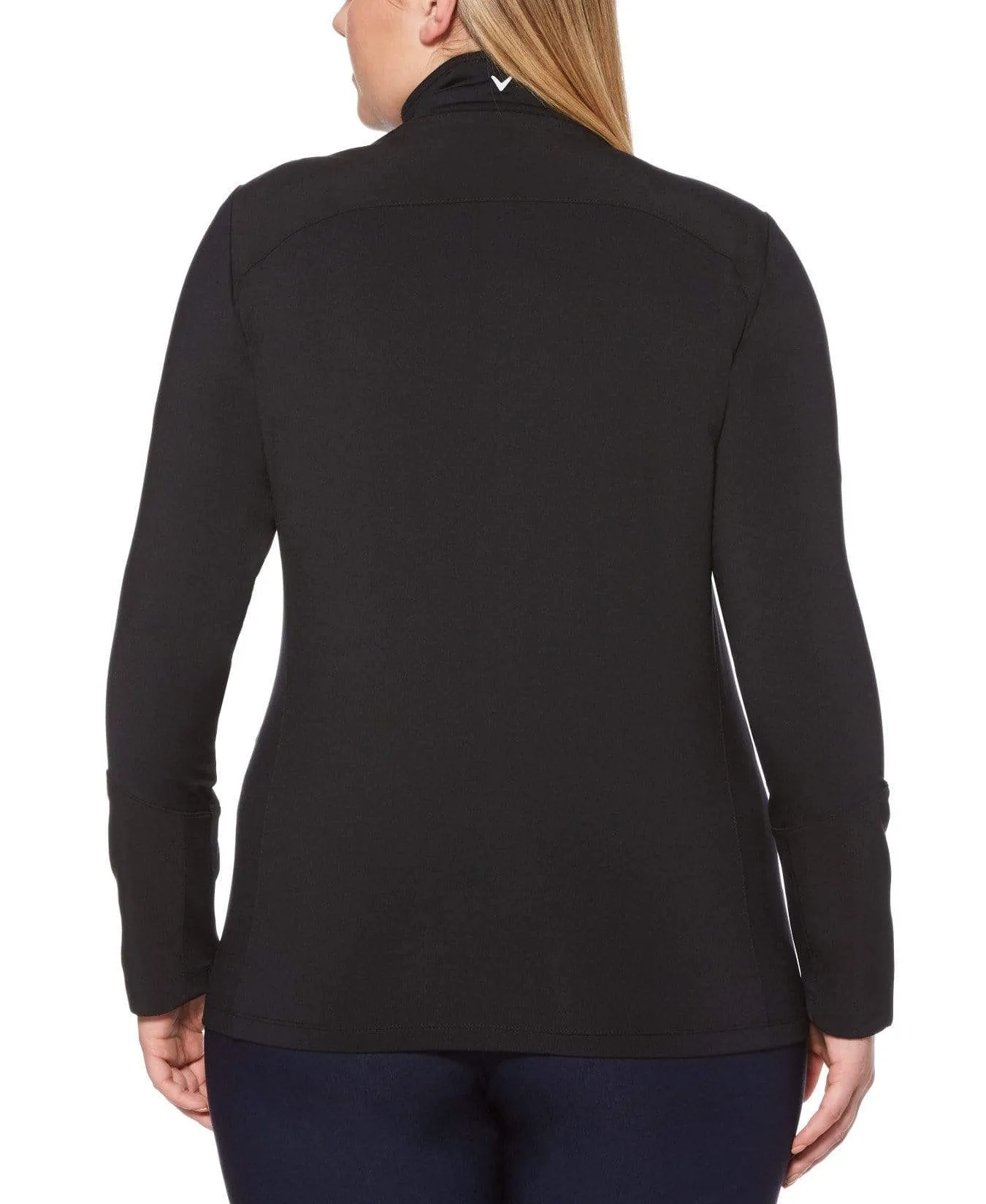 Womens Plus Thermal Perforated Jacket