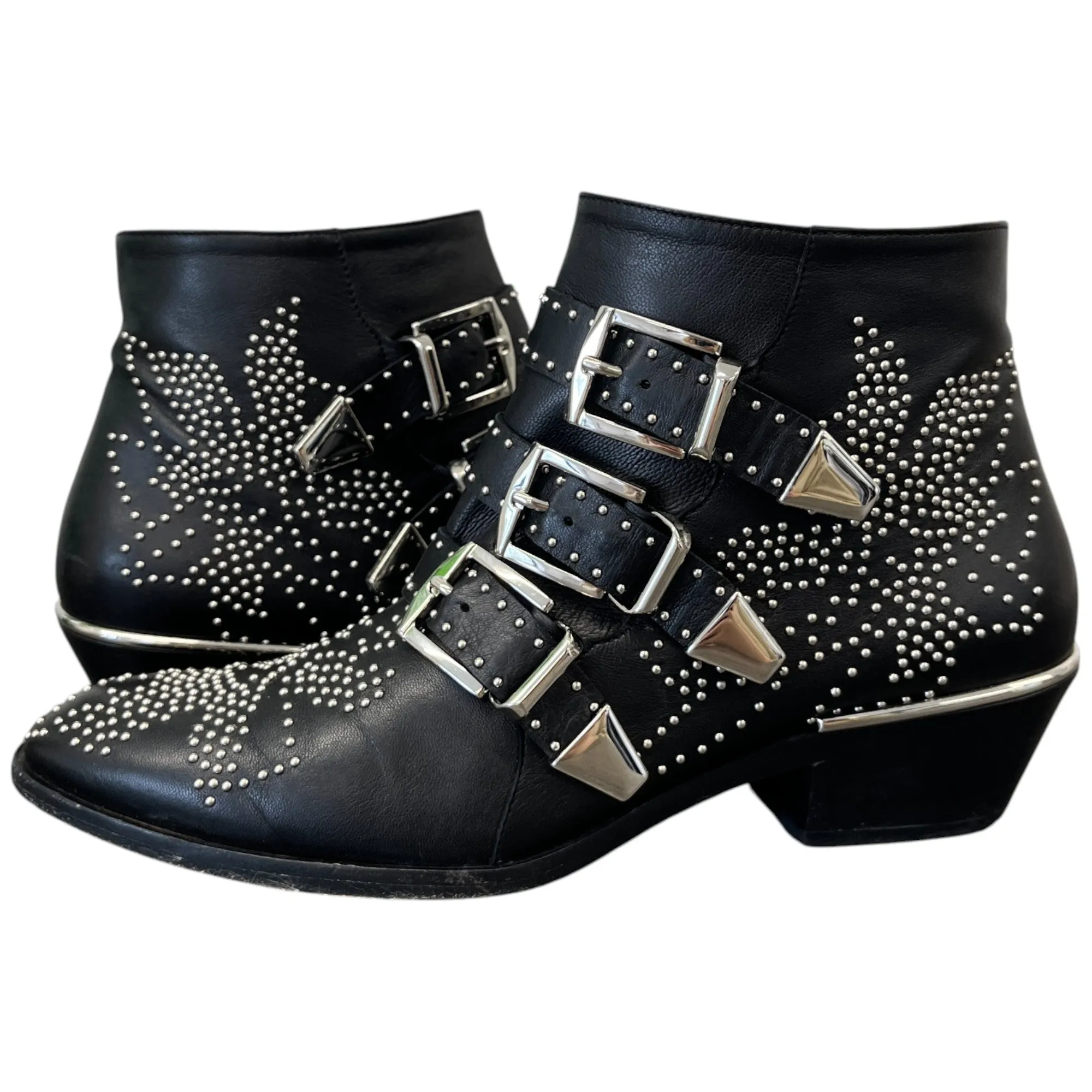Women's Susanna 40 Studded Leather Ankle Boots Black Size EU 36.5 / UK 3.5