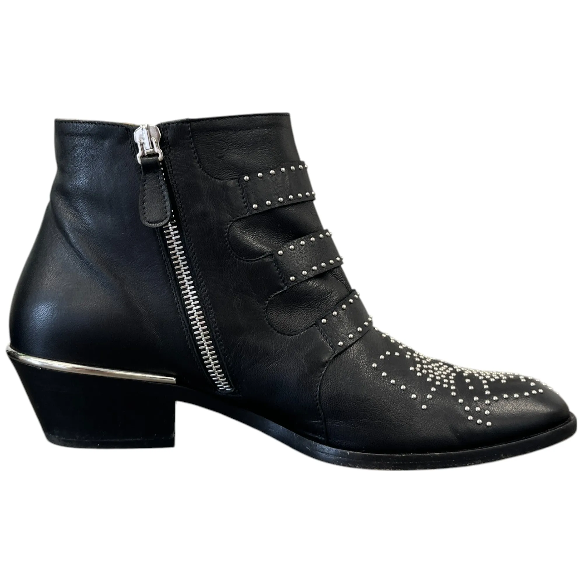 Women's Susanna 40 Studded Leather Ankle Boots Black Size EU 36.5 / UK 3.5