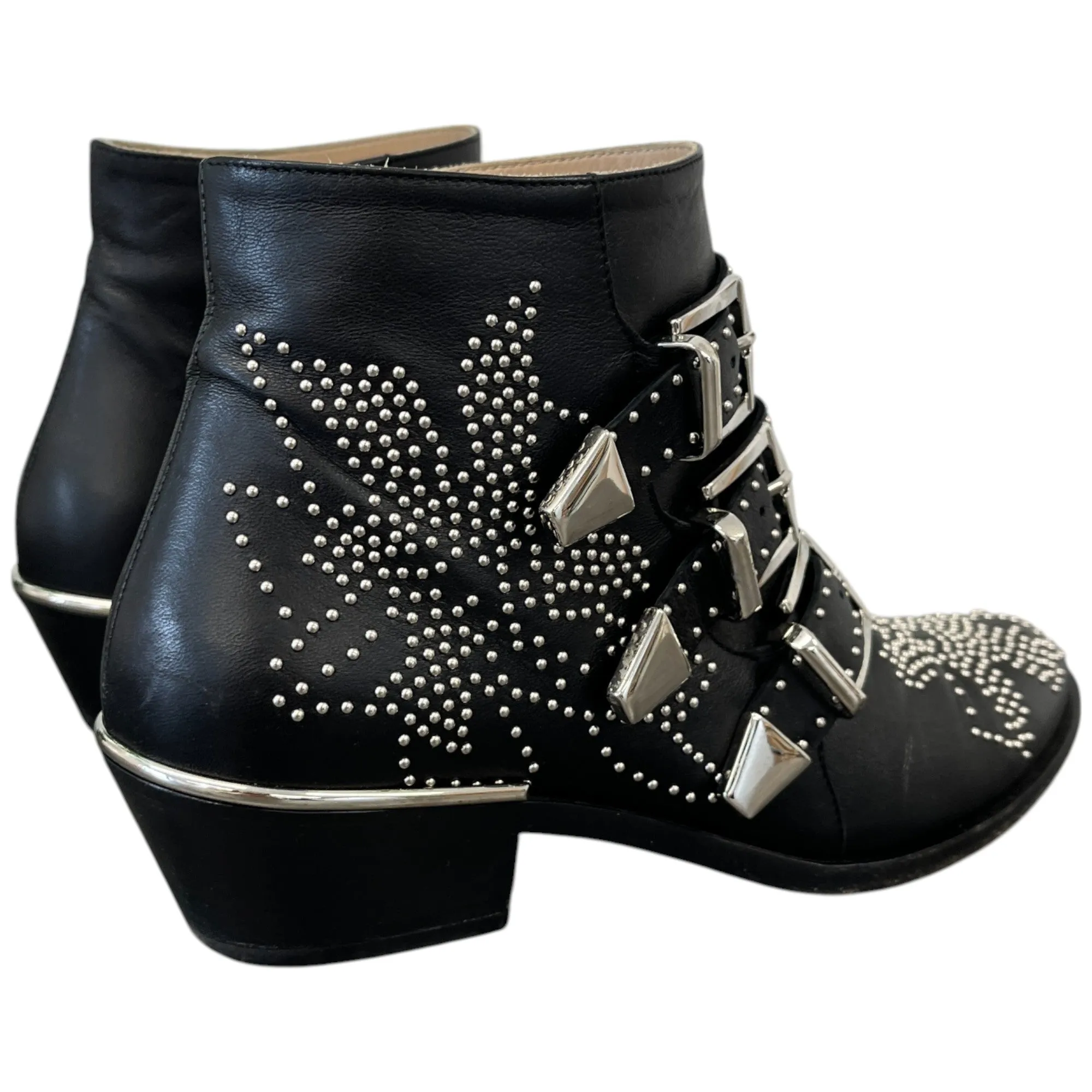 Women's Susanna 40 Studded Leather Ankle Boots Black Size EU 36.5 / UK 3.5