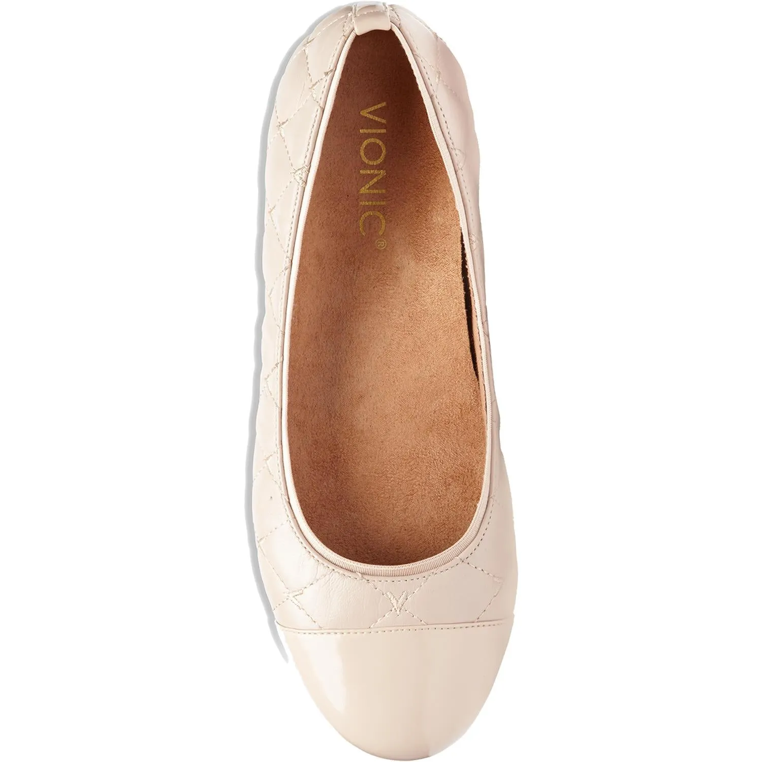 Women's Vionic Desiree Nude Leather